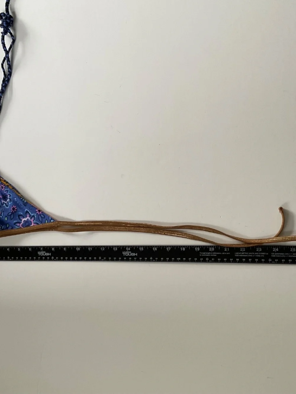 aerie Multicolor Floral Paisley Triangle String Bikini